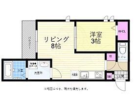 広島県広島市中区江波東１丁目15番8号（賃貸アパート1LDK・2階・28.86㎡） その2