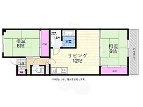 フレンドシップ三沢  ｜ 広島県広島市西区南観音３丁目10番9号（賃貸マンション2LDK・4階・50.00㎡） その2