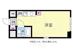 ダイアパレス横川公園 ワンルームの間取図画像