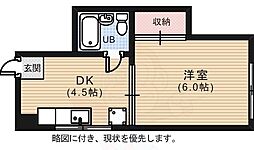 TBSビル 1DKの間取図画像