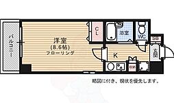 グレイス榎町 1Kの間取図画像