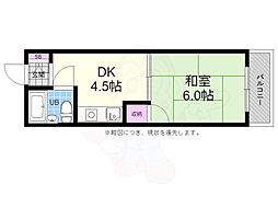 ナビオ瀬戸乃湯 1DKの間取図画像