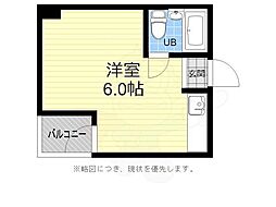 田川ビル ワンルームの間取図画像