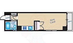 YYビル十日市 ワンルームの間取図画像