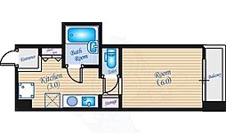 コートM 1Kの間取図画像