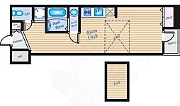 エクセリア小町 ワンルームの間取図画像