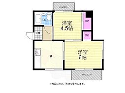 山根ビル 2Kの間取図画像