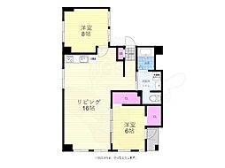 大起ビル 2LDKの間取図画像