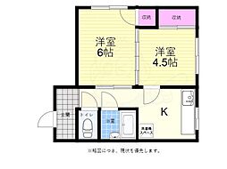 千田コーポ 2Kの間取図画像