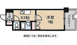 ジュネスヤマシロ 1Kの間取図画像