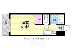 アルティメイトビルディング舟入中町 ワンルームの間取図画像
