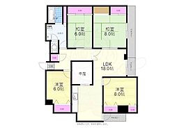 和光銀山レジデンス 4LDKの間取図画像