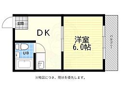 EIKOUビル 1DKの間取図画像