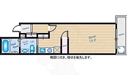 CASA120 ワンルームの間取図画像