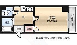 エスペランサ大手町 1Kの間取図画像