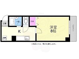 アペックスビル 1Kの間取図画像