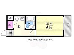 NEPHEL榎町 ワンルームの間取図画像