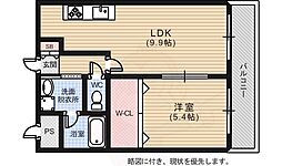 メゾン千田町 1LDKの間取図画像