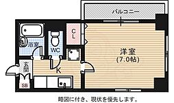 アペックスビル 1Kの間取図画像