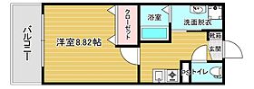 リファレンス筑紫野 302 ｜ 福岡県筑紫野市大字永岡（賃貸マンション1K・3階・29.06㎡） その2