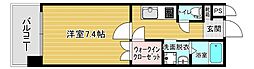 リファレンス天神 1Kの間取図画像