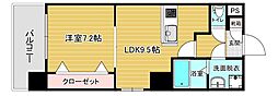リファレンス東公園 1LDKの間取図画像