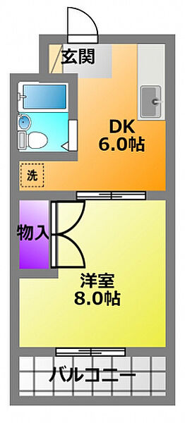 グッドフェローズ 302｜静岡県袋井市田町２丁目(賃貸マンション1DK・3階・25.92㎡)の写真 その2