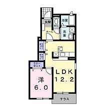 プラシードII 101 ｜ 静岡県磐田市上大之郷（賃貸アパート1LDK・1階・45.72㎡） その2