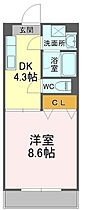 プレジール 305 ｜ 静岡県磐田市城之崎２丁目（賃貸マンション1DK・3階・30.35㎡） その2