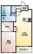 グレイスリー中泉 205 ｜ 静岡県磐田市中泉（賃貸マンション1LDK・2階・46.10㎡） その2