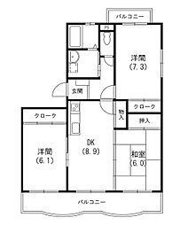 間取図画像 3LDK