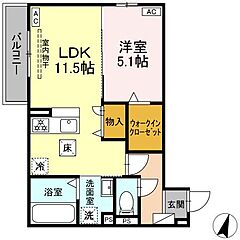 物件の間取り
