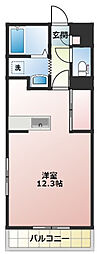 グランストーク立野 1Kの間取図画像