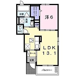 シエテカミーノ3 1LDKの間取図画像