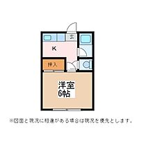 長野県松本市大手２丁目（賃貸アパート1K・1階・19.80㎡） その2