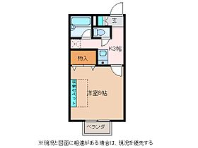 長野県松本市筑摩１丁目（賃貸アパート1K・1階・26.40㎡） その2