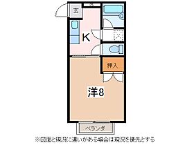 PAL HOUSE  ｜ 長野県松本市女鳥羽２丁目4-22（賃貸アパート1K・1階・26.40㎡） その2