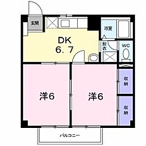 長野県松本市波田（賃貸アパート2DK・1階・40.57㎡） その2