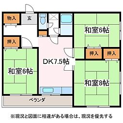 間取図画像 3DK