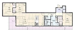 シエル開智 3LDKの間取図画像