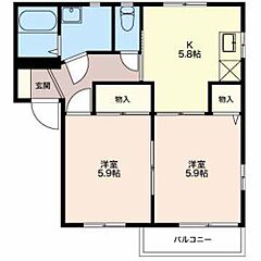 物件の間取り