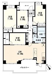 間取図画像 4LDK