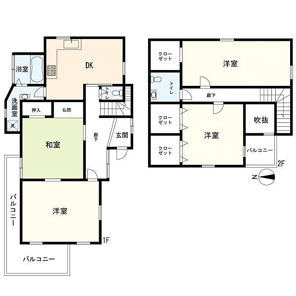 間取りを拡大表示
