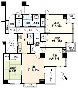 間取り:4LDK 間取り:4LDK