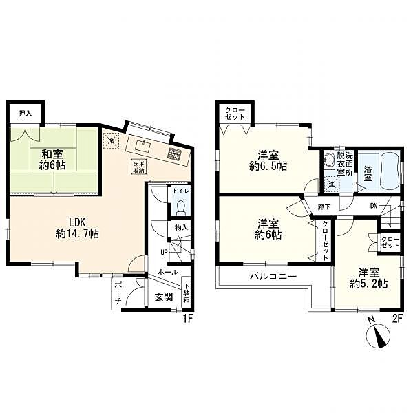 間取りを拡大表示