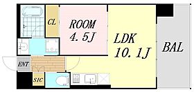 大阪府大阪市西区川口3丁目（賃貸マンション1LDK・9階・35.42㎡） その2