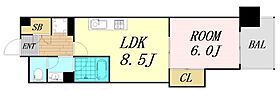 大阪府大阪市中央区瓦屋町3丁目（賃貸マンション1LDK・7階・34.97㎡） その2