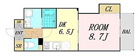 大阪府大阪市西区靱本町1丁目（賃貸マンション1DK・8階・40.09㎡） その2