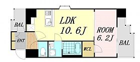 大阪府大阪市淀川区木川東3丁目（賃貸マンション1LDK・6階・40.04㎡） その2