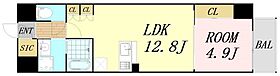 大阪府大阪市中央区上本町西5丁目（賃貸マンション1LDK・3階・43.66㎡） その2